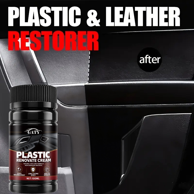 Trim Restorer Plastic - شمع ترميم البلاستيك والداخليات، ملمع إطارات،
