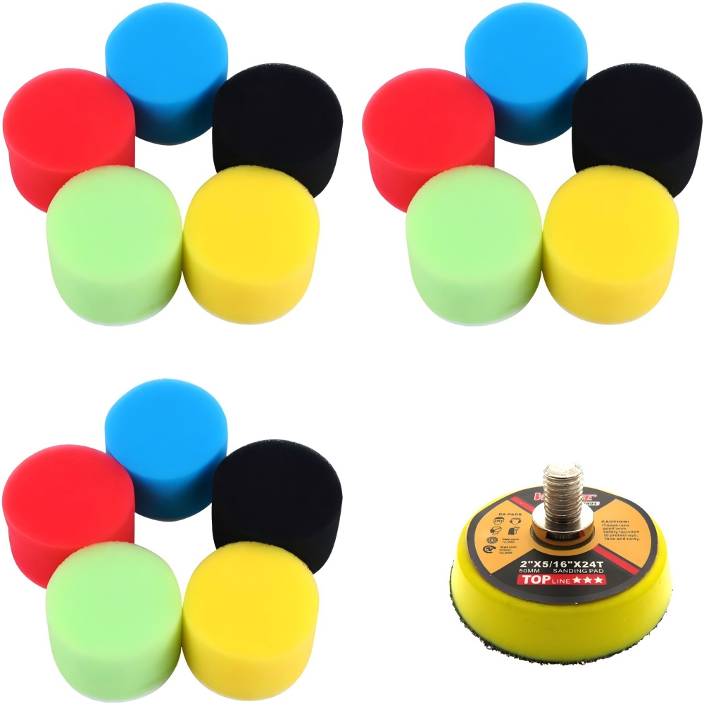 2 بوصة 50 مللي متر سيارة دوم ت - مراجعة Polish Pad Set Buffer وسعره