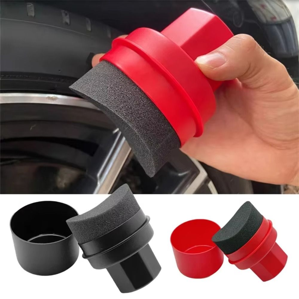إسفنجة تلميع إطارات منحنية مع  - مراجعة Wax Applicator Pad وسعره