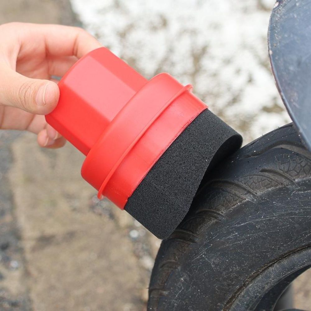 إسفنجة تلميع إطارات منحنية مع  - مراجعة Wax Applicator Pad وسعره