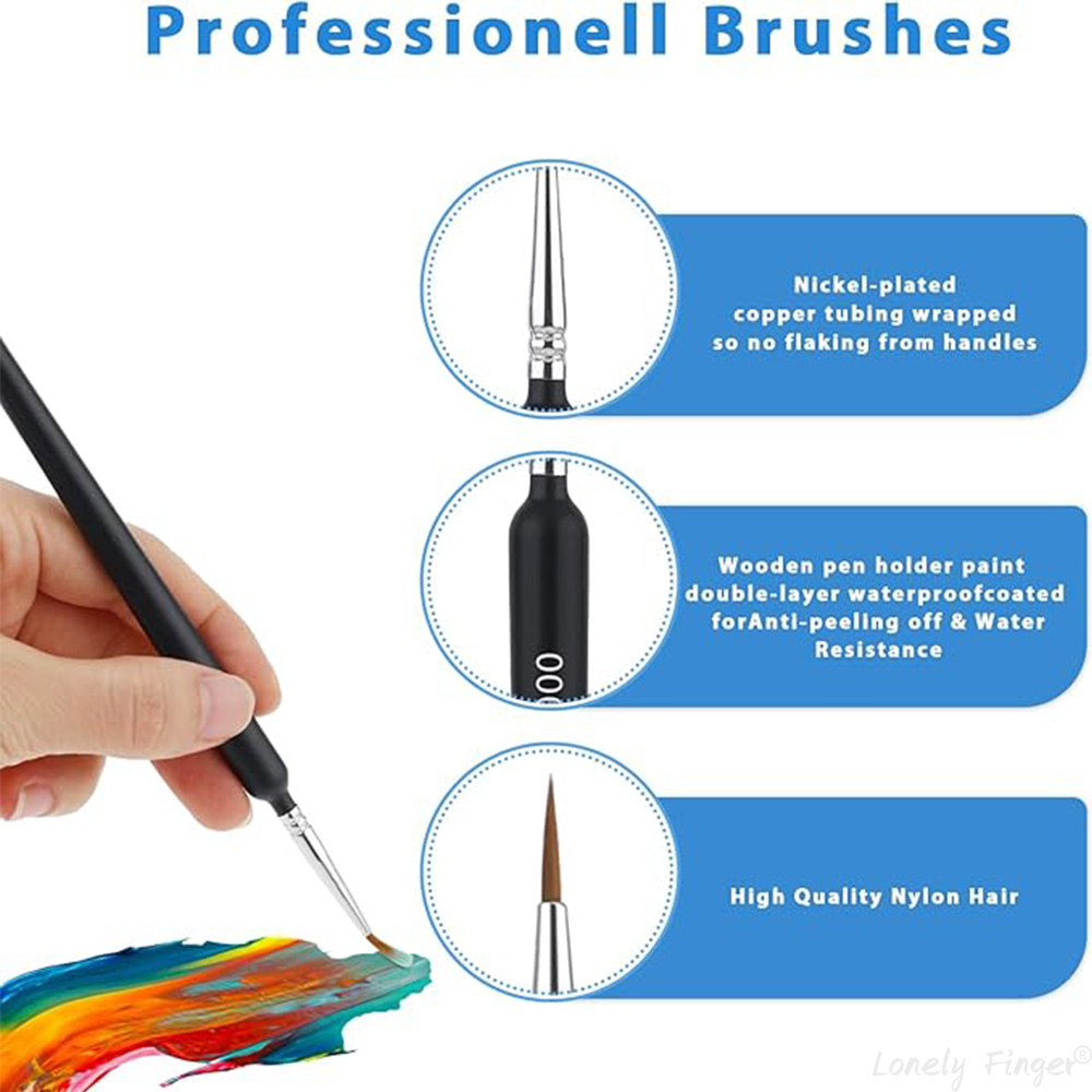 مجموعة فرش الطلاء 5/11 قطعة، ف - مراجعة Detailing Brush Set وسعره
